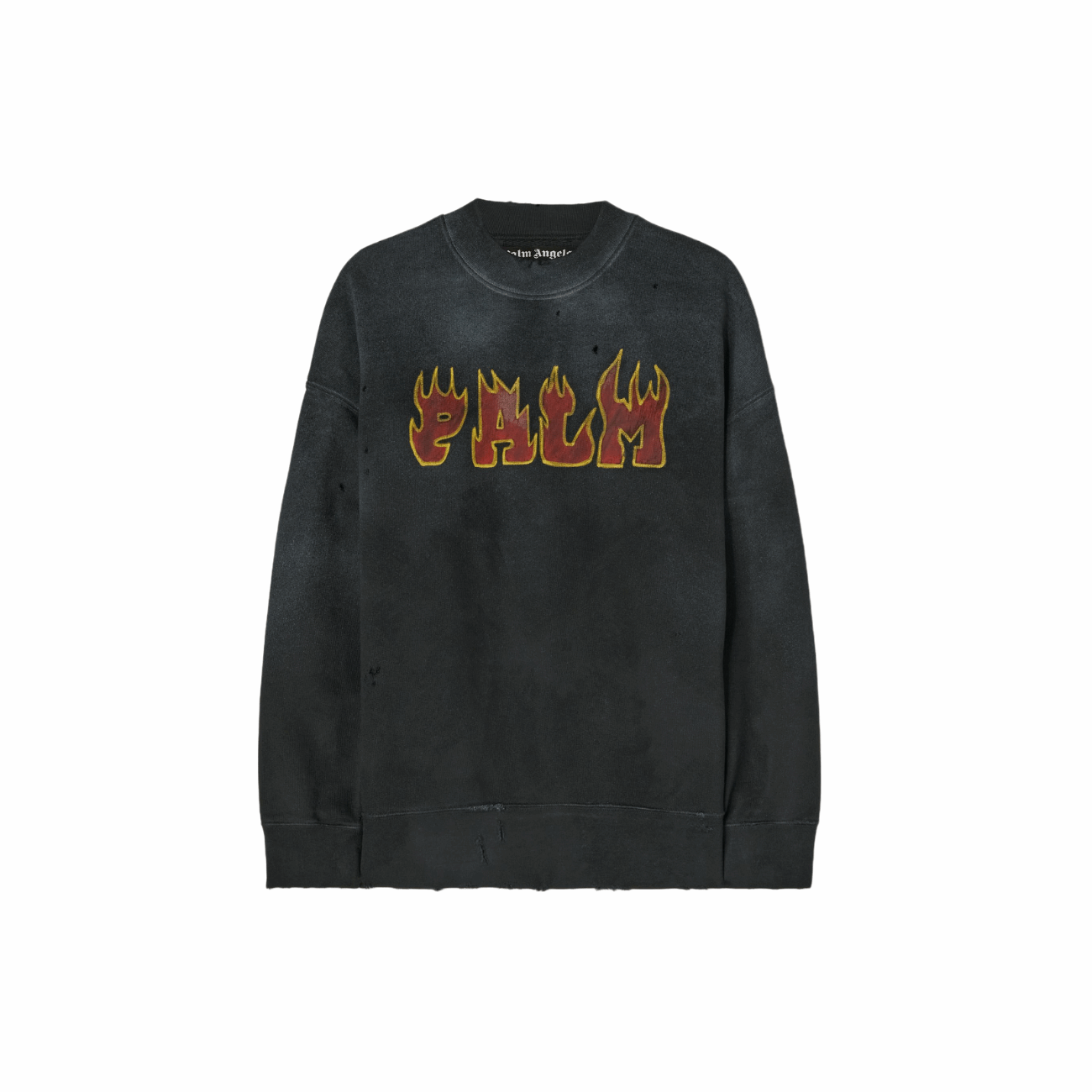 Palm Angels Logo Flames Vintage Men's Sweatshirt