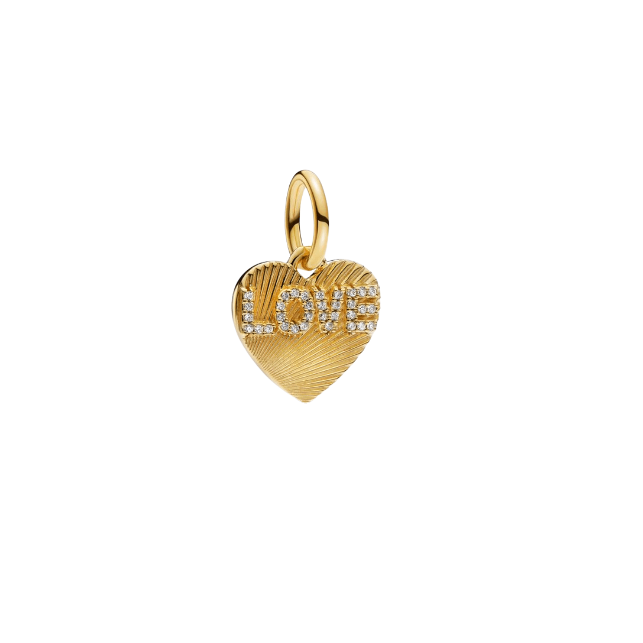 Pandora Engravable Love Heart Dangle Charm