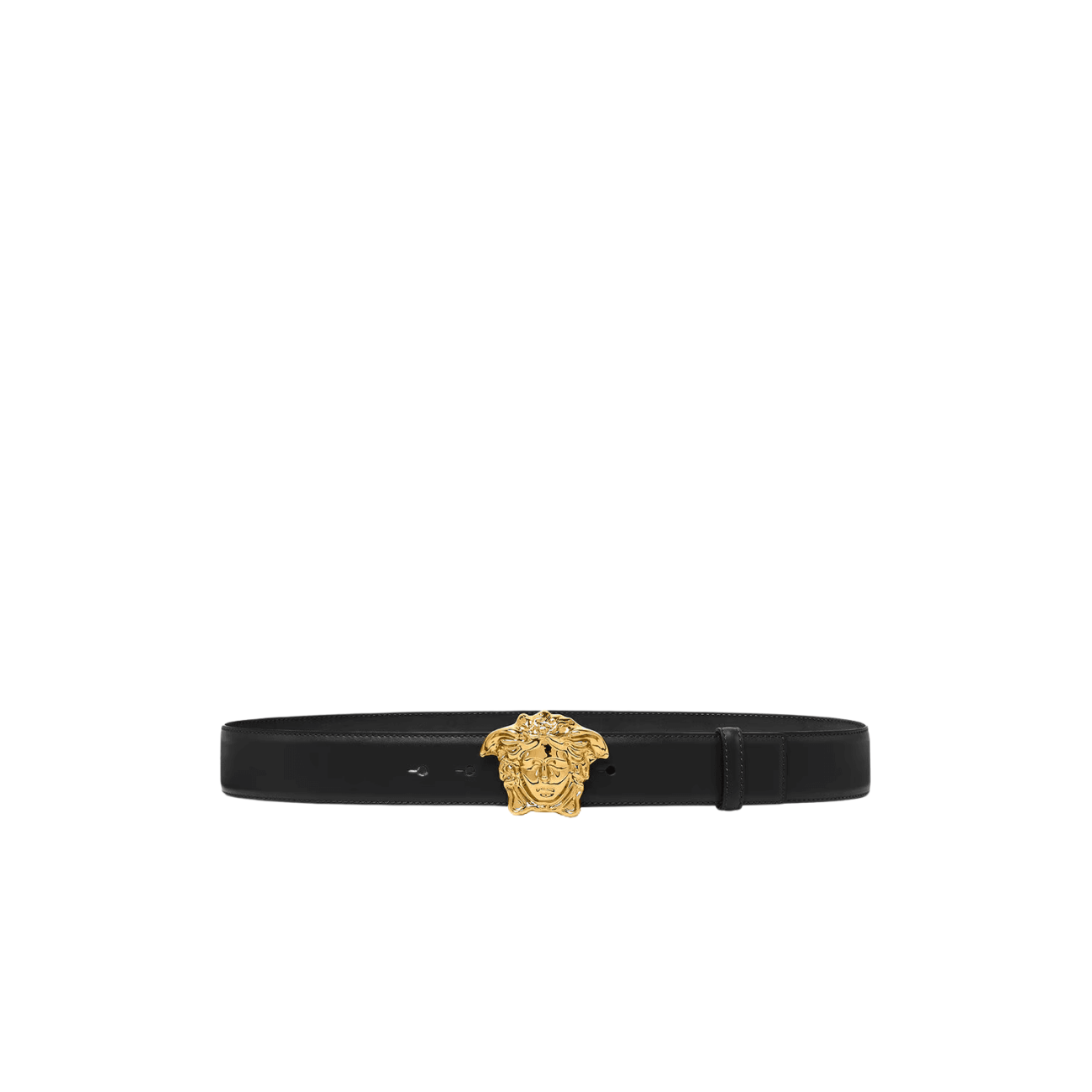 Versace La Medusa 4 cm Leather Men's Belt