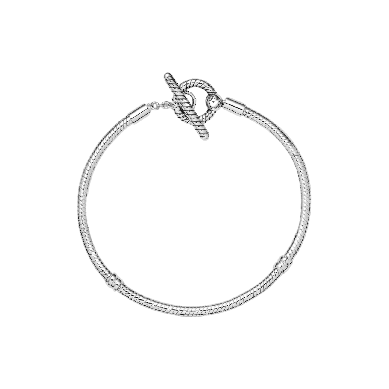 Pandora Moments T-Bar Snake Chain Bracelet