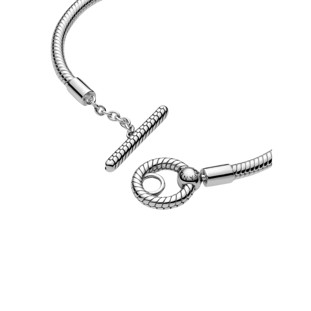 Pandora Moments T-Bar Snake Chain Bracelet