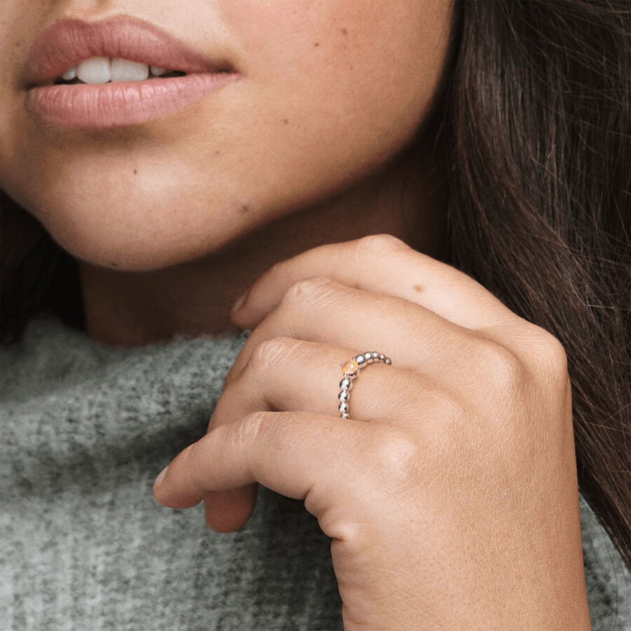 Pandora Honey Beaded Ring