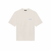 Balenciaga 612966TIVG59055 Logo Medium Fit Men's T-Shirt, Beige