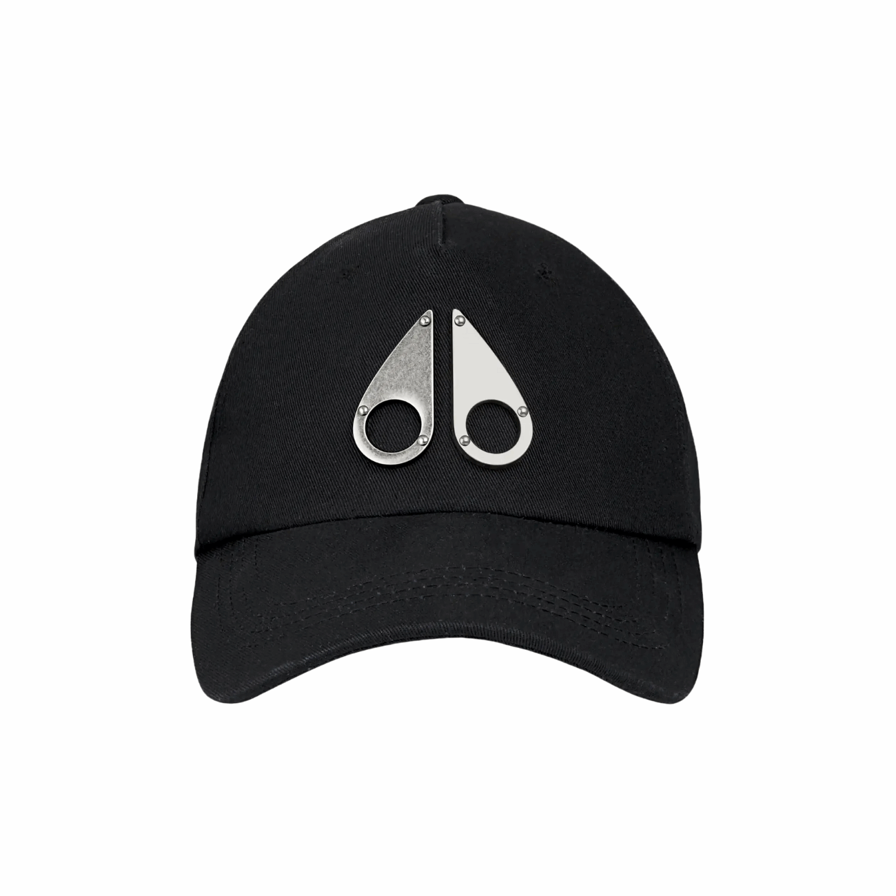 Moose Knuckles M31MA534 Logo Icon Unisex Cap, Black