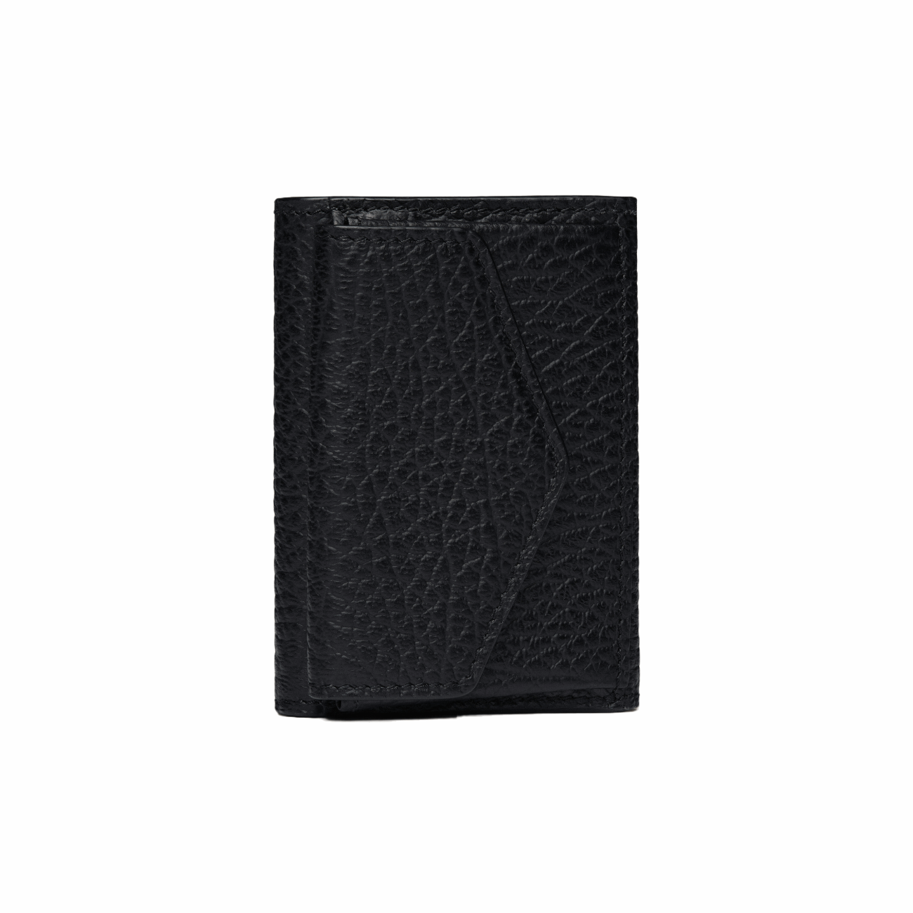 Maison Margiela S36UI0416P4455T8013 Four Stitches Women's Pocket Wallet, Black