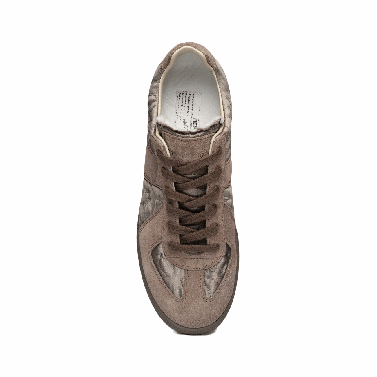 Maison Margiela S58WS0109P5118H9477 Padded Replica Women's Sneaker, Light Brown