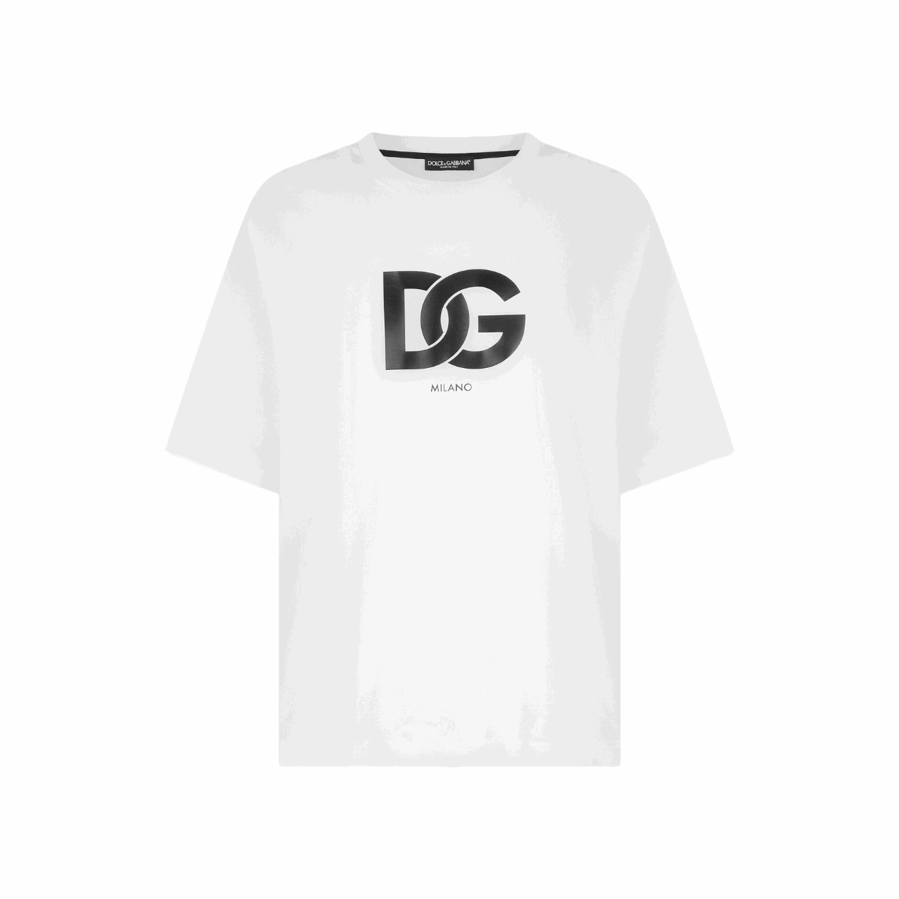 Dolce & Gabbana G8OA3TFU7EQW0800 DG Logo Men's T-Shirt, White