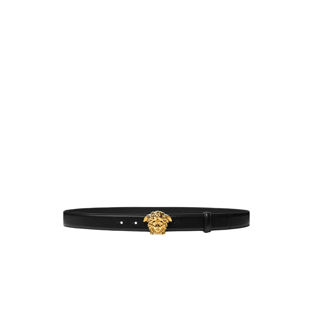 Versace La Medusa 3 cm Leather Men's Belt