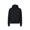 Prada Wool and Re-Nylon Gabardine Men's Zipper Hoodie