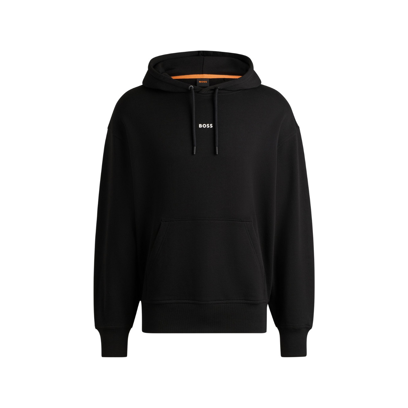 Boss Contrast Logo Cotton Terry Men's Hoodie
