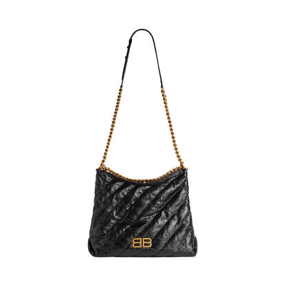 Balenciaga Crush Medium Quilted Women's Hobo Bag