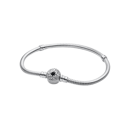 Pandora North Star Clasp Snake Chain Bracelet