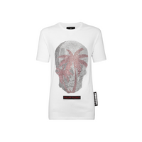 Philipp Plein Platinum Cut Round Neck Aloha Plein Men's T-Shirt