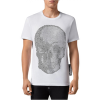 Philipp Plein Platinum Cut Round Neck SS Skull Men's T-Shirt