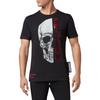 Philipp Plein Platinum Cut Round Neck Gothic Men's T-Shirt