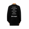 Palm Angels PMBA001S206360531040 Milano Sprayed Logo Men's Sweatshirt, Black