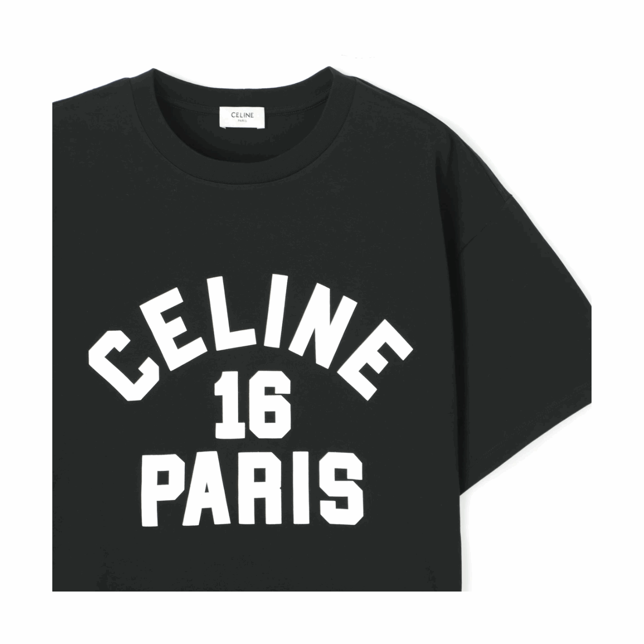 Celine Logo 16 Paris Loose Women's Jersey T-Shirt