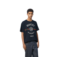 Gucci Cotton Jersey 'Gucci Firenze 1921' Men's T-Shirt