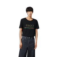 Gucci Oversize Washed Logo Men's T-Shirt