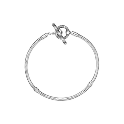 Pandora Moments T-Bar Snake Chain Bracelet