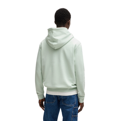 Boss Logo Patch Regular-Fit Cotton Terry Men's Hoodie