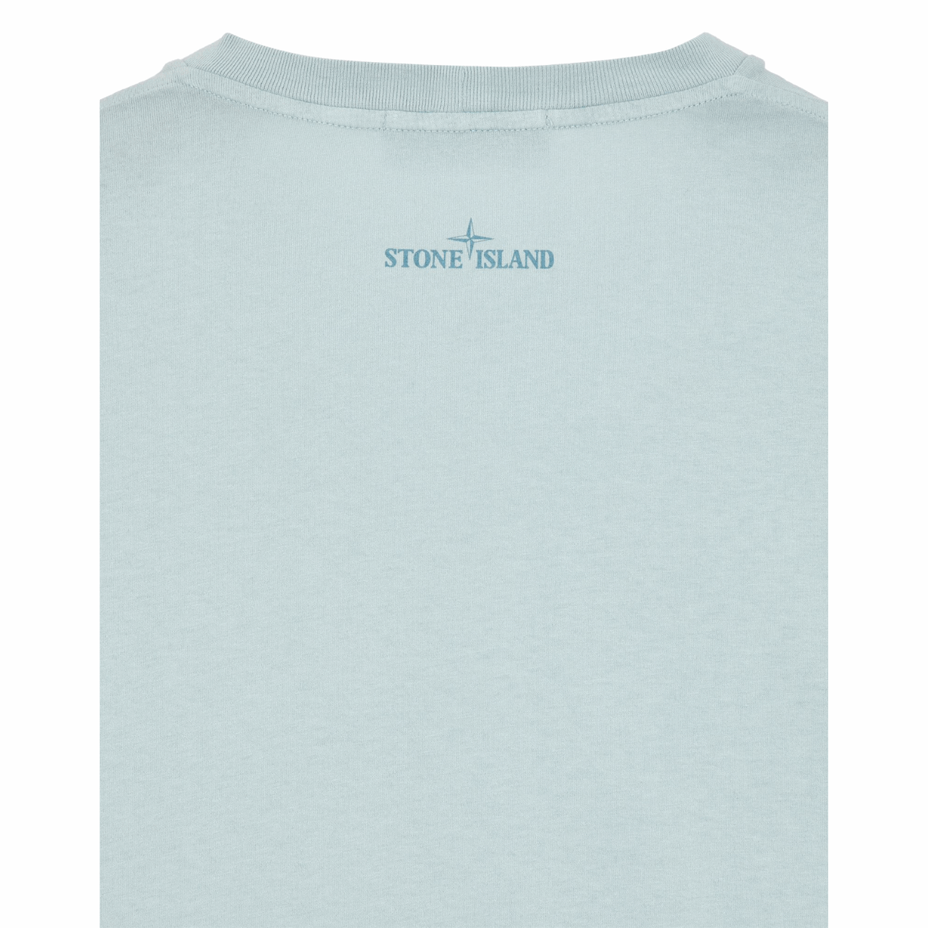 Stone Island 781524693V0041 24693 'Abbreviation Two' Print Men's T-Shirt, Sky Blue