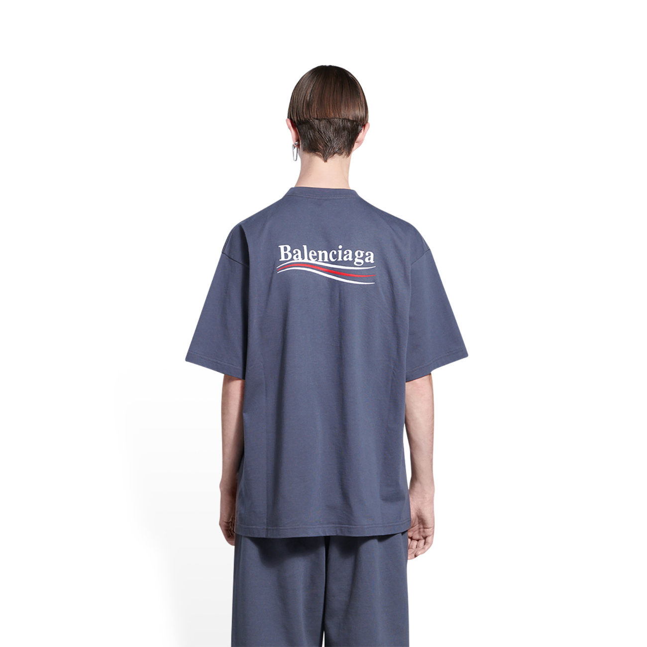 Balenciaga Political Campaign Large Fit Men's T-Shirt