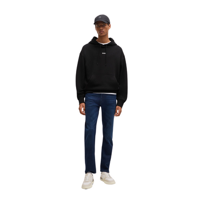 Boss Contrast Logo Cotton Terry Men's Hoodie