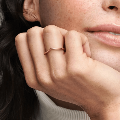 Pandora Polished Wishbone Ring
