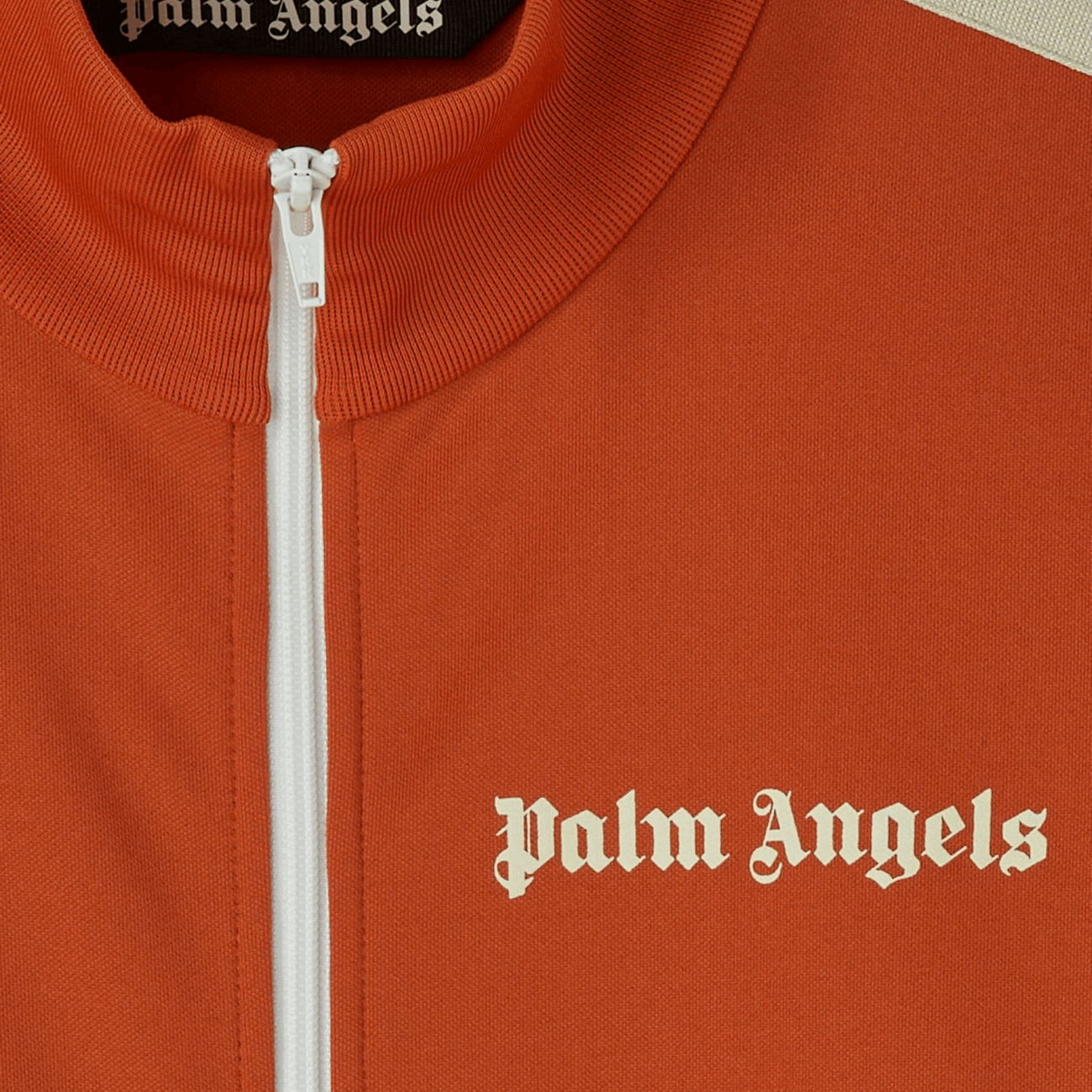 Palm Angels PMBD001F22FAB0022703 Classic Men's Track Jacket, Brick Red