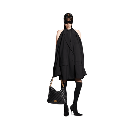 Balenciaga Crush Medium Quilted Women's Hobo Bag
