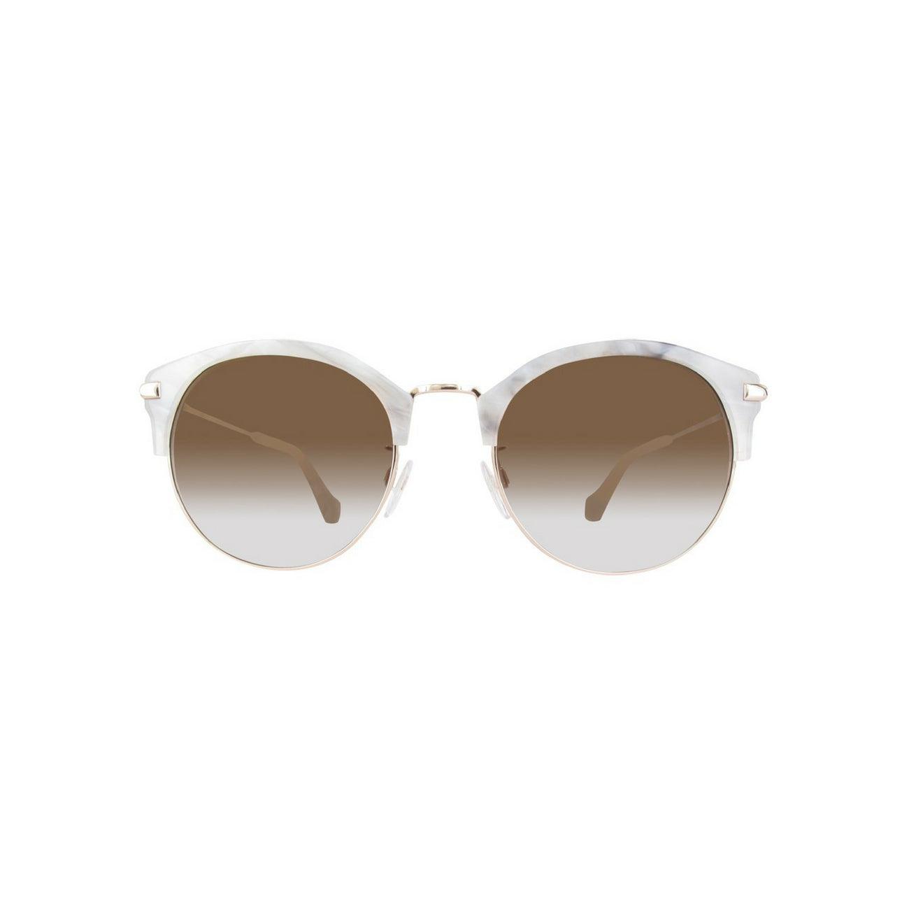 Balenciaga BA0116K-24F-56 Women's Sunglasses, White - STYLIAN