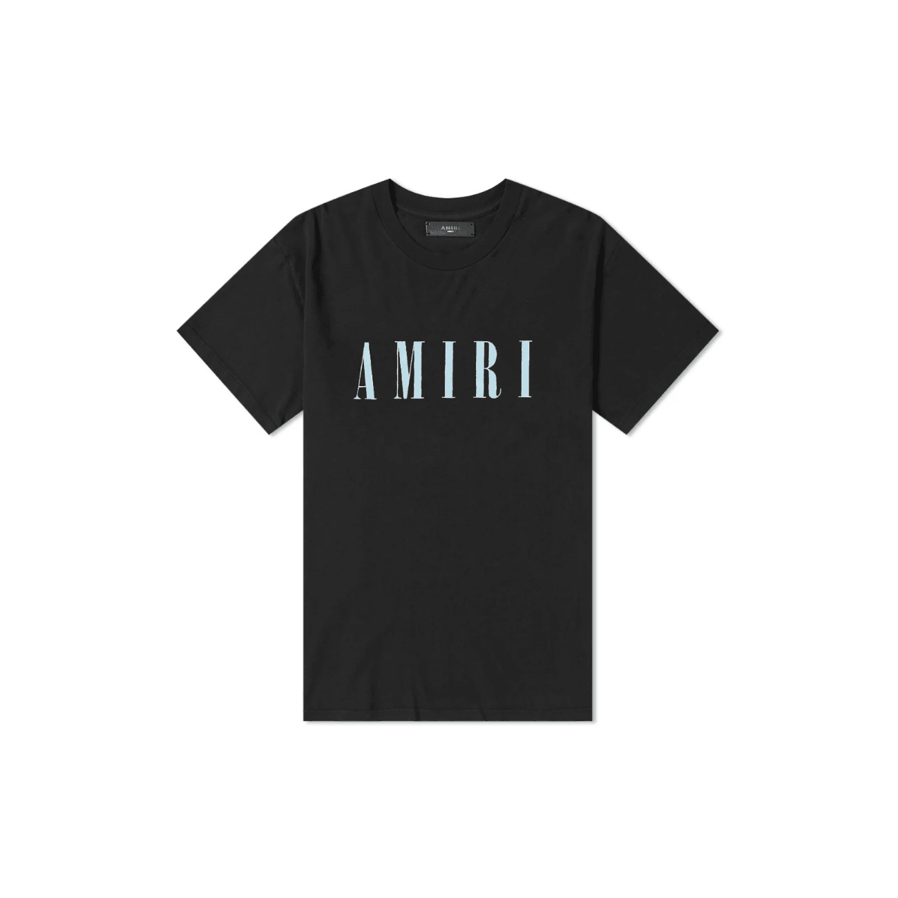 Amiri Y0M03338CJ BCO Core Amiri Logo Men's T-Shirt, Black & Blue - STYLIAN